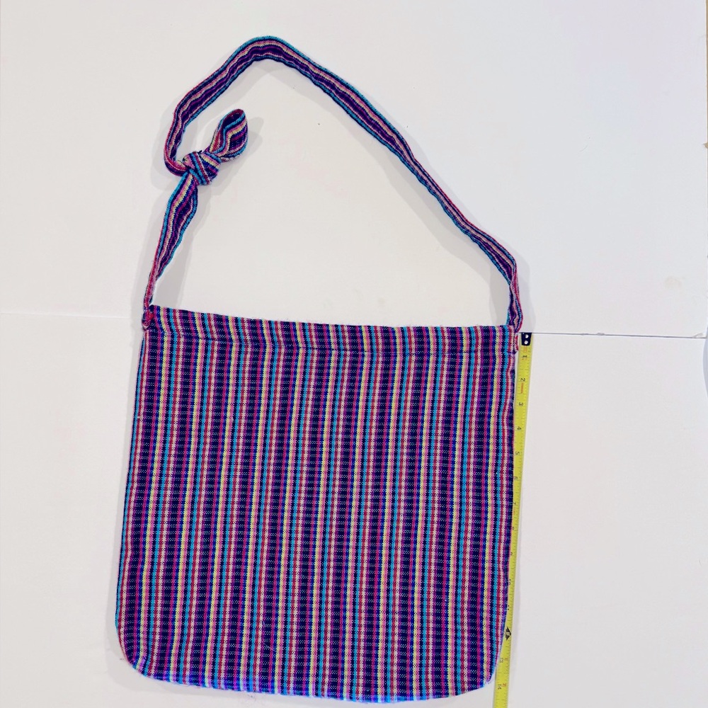 Striped Multicolor Tote Bag